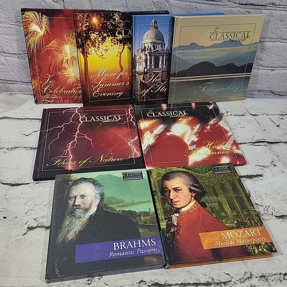 Classical CDs in Books Lot of 8